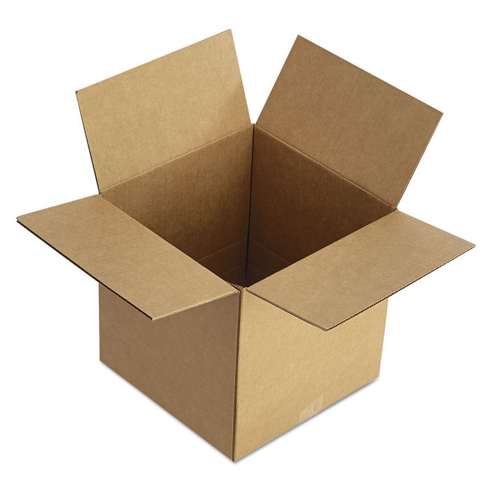 Fixed-Depth Shipping Boxes, Regular Slotted Container (RSC), 12" x 12" x 8", Brown Kraft, 25/Bundle
