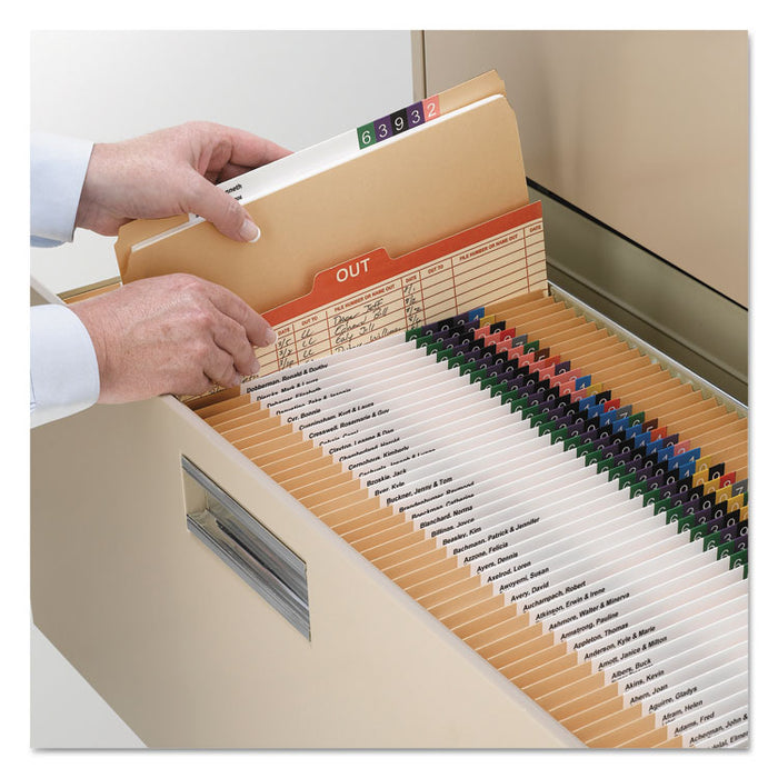 Heavyweight Kraft File Folder, Straight Tabs, Legal Size, 0.75" Expansion, 11-pt Kraft, Brown, 100/Box