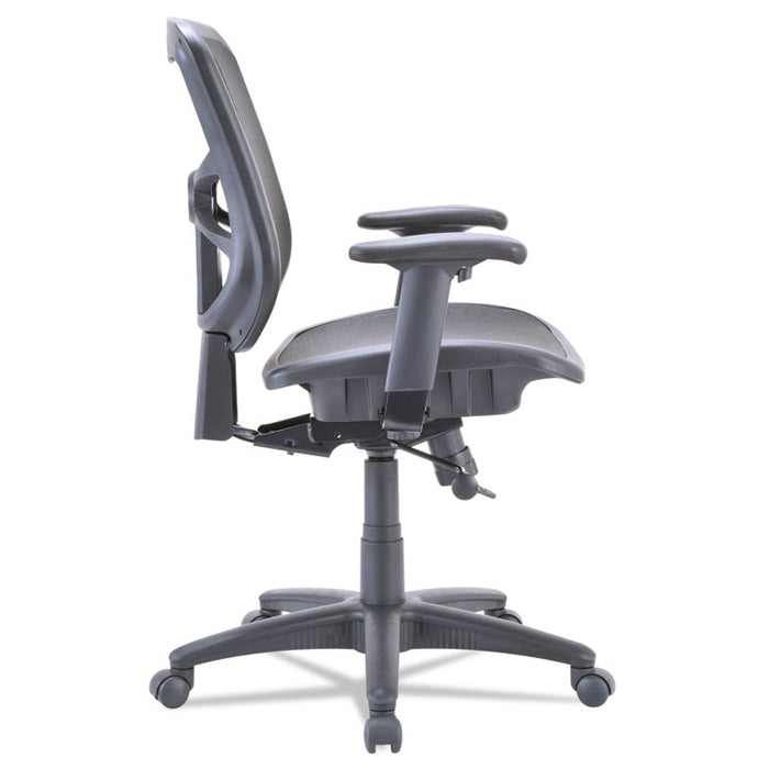 Alera Elusion Series Mesh Mid-Back Swivel/Tilt Chair, Supports Up to 275 lb, 17.9" to 21.6" Seat Height, Black