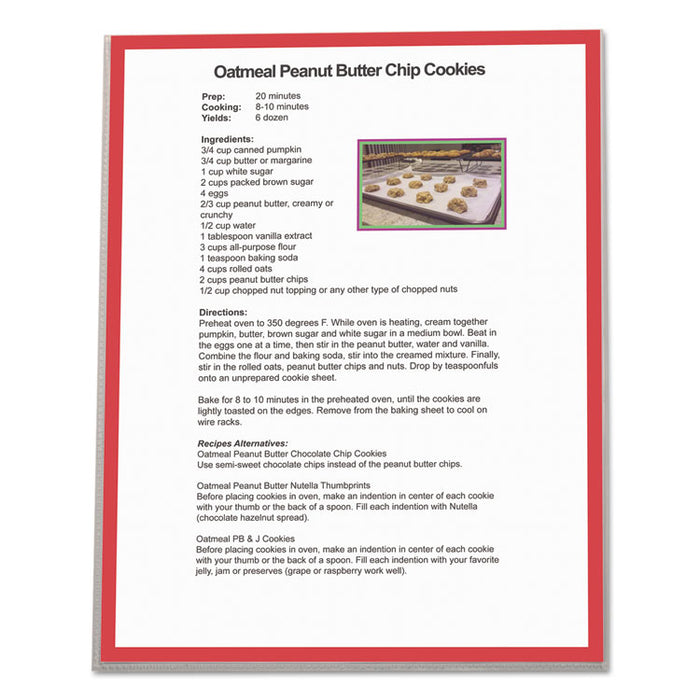 Top-Load No-Hole Sheet Protectors, Heavyweight, Clear, 2" Capacity, 25/BX