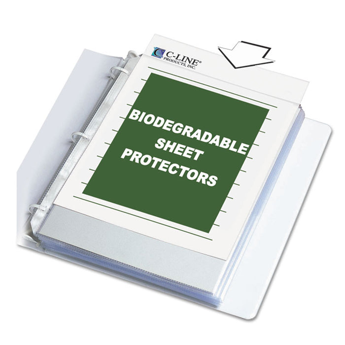 Sheet Protectors, Clear, Polypropylene, 2", 11 x 8 1/2, 100/BX