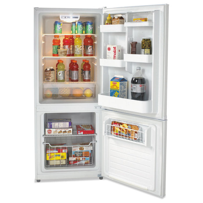 Bottom Mounted Frost-Free Freezer/Refrigerator, 10.2 Cubic Feet, White