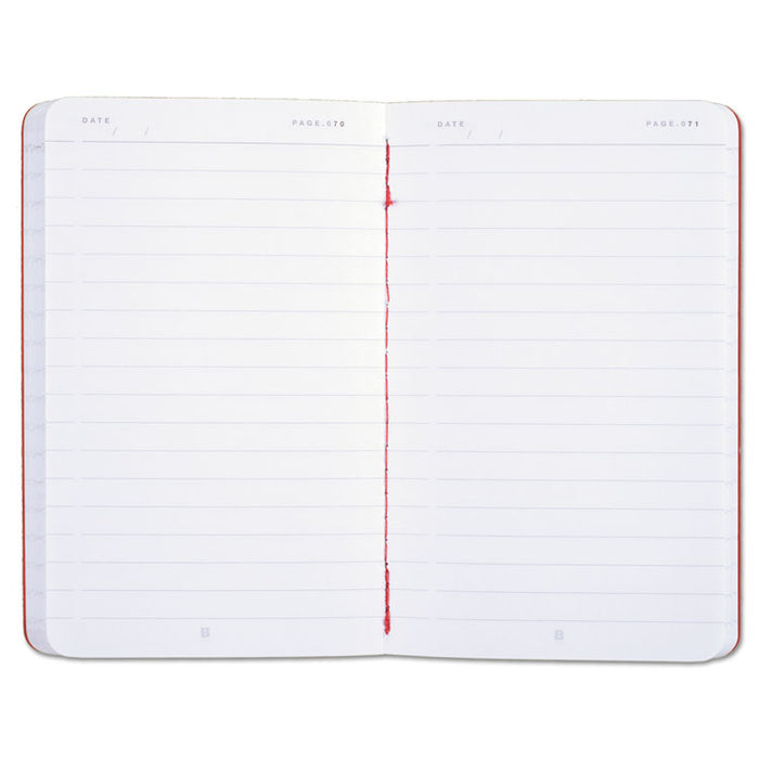 Black Soft Cover Notebook, Wide/Legal Rule, Black Cover, 5.5 x 3.5, 71 Sheets