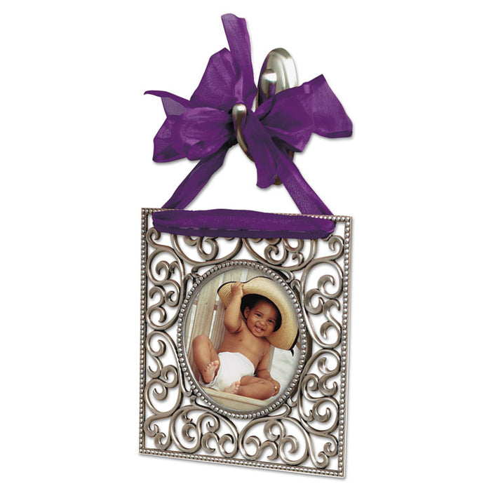 Decorative Hooks, Traditional, Medium, 1 Hook and 2 Strips/Pack