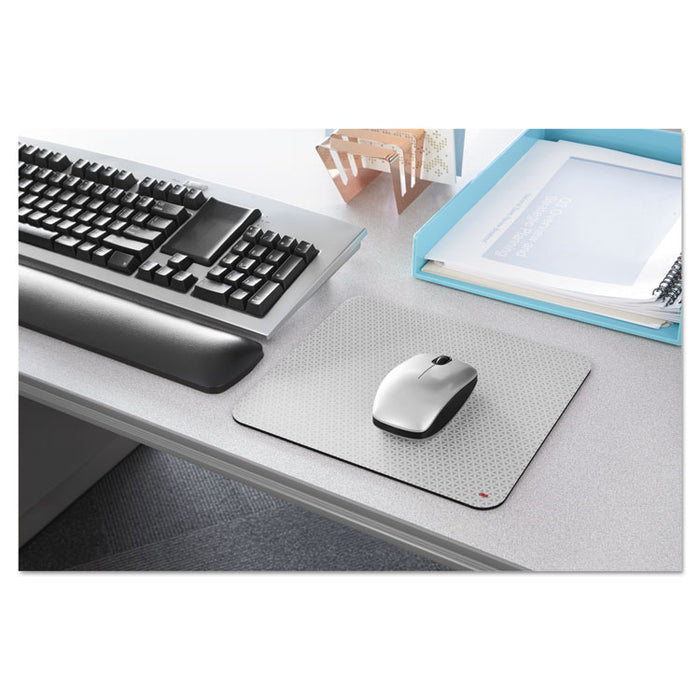 Precise Mouse Pad with Nonskid Back, 9 x 8, Bitmap Design
