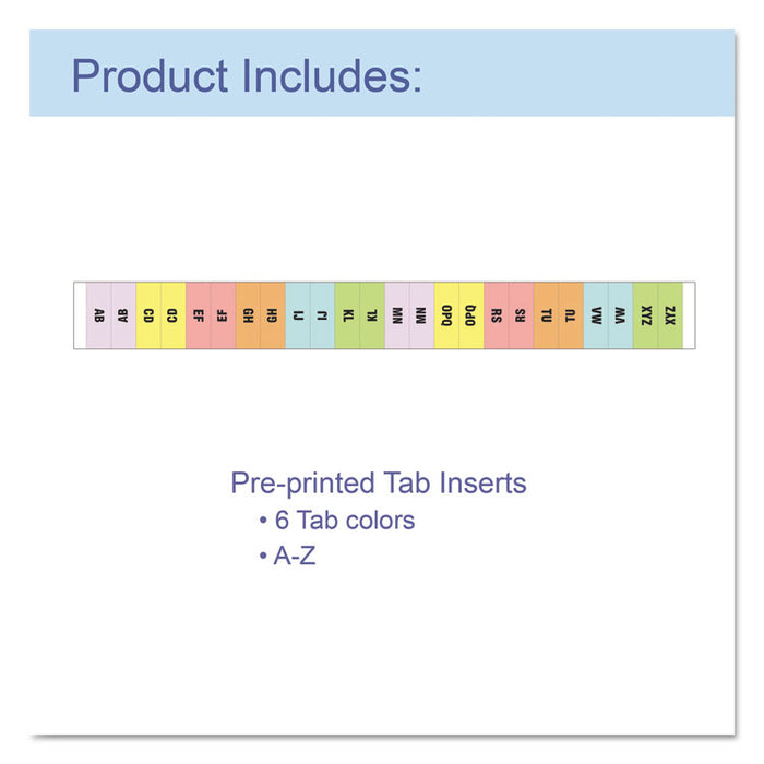 Vertical Expanding File, 10" Expansion, 13 Sections, 1/12-Cut Tabs, Letter Size, Black