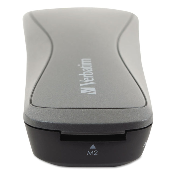 Pocket Card Reader, USB 2.0, Black, Windows/Mac