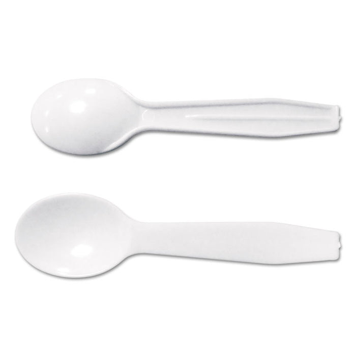 Medium-Weight Cutlery, Taster Spoon, White, 3", 3000/Carton
