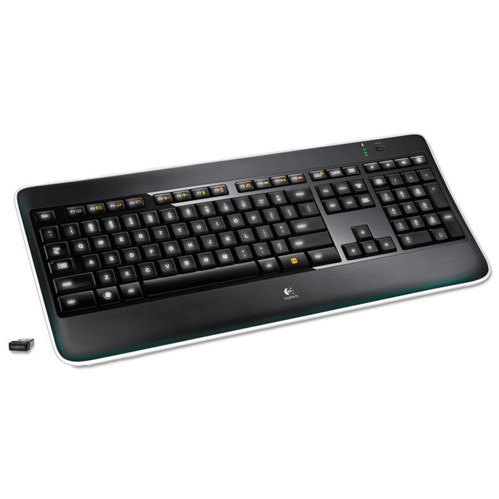 K800 Wireless Illuminated Keyboard, Black