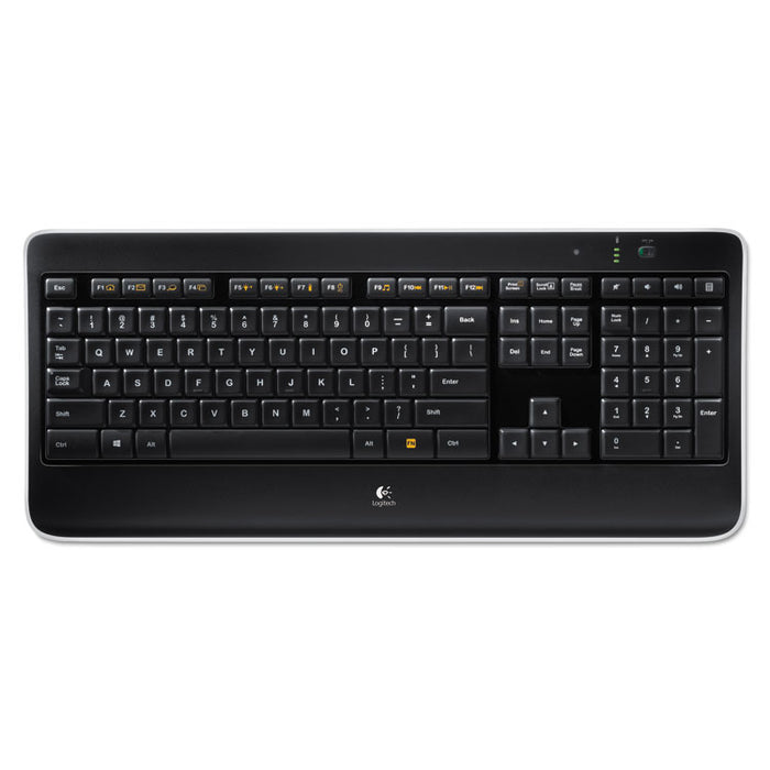 K800 Wireless Illuminated Keyboard, Black