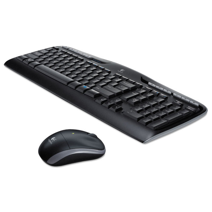 MK320 Wireless Keyboard + Mouse Combo, 2.4 GHz Frequency/30 ft Wireless Range, Black