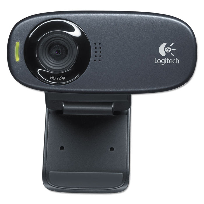 C310 HD Webcam, 1280 pixels x 720 pixels, 1 Mpixel, Black