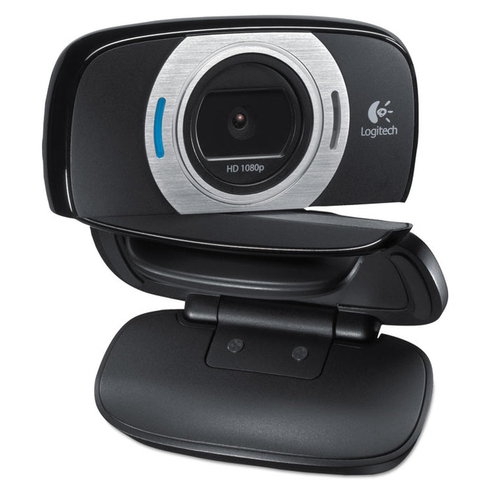 C615 HD Webcam, 1920 pixels x 1080 pixels, 2 Mpixels, Black