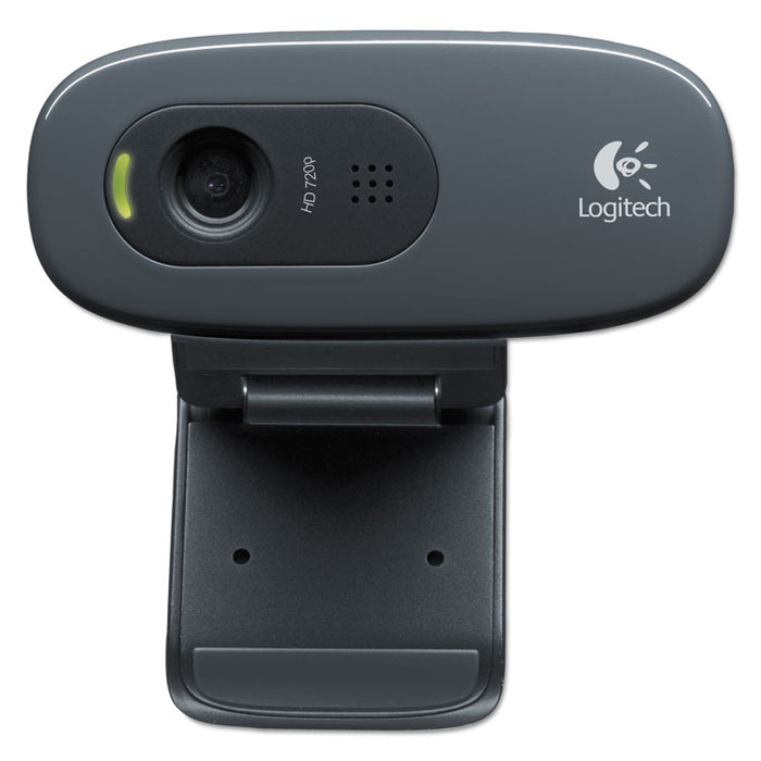 C270 HD Webcam, 1280 pixels x 720 pixels, 1 Mpixel, Black