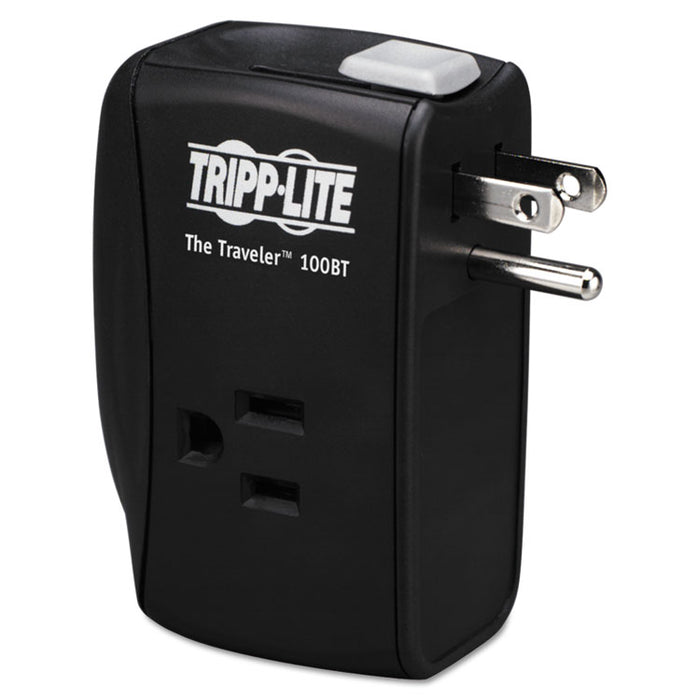 Protect It! Portable Surge Protector, 2 Outlets, Direct Plug-In, 1050 Joules