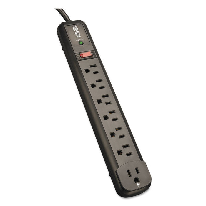 Protect It! Surge Protector, 7 Outlets, 4 ft Cord, 1080 Joules, Black