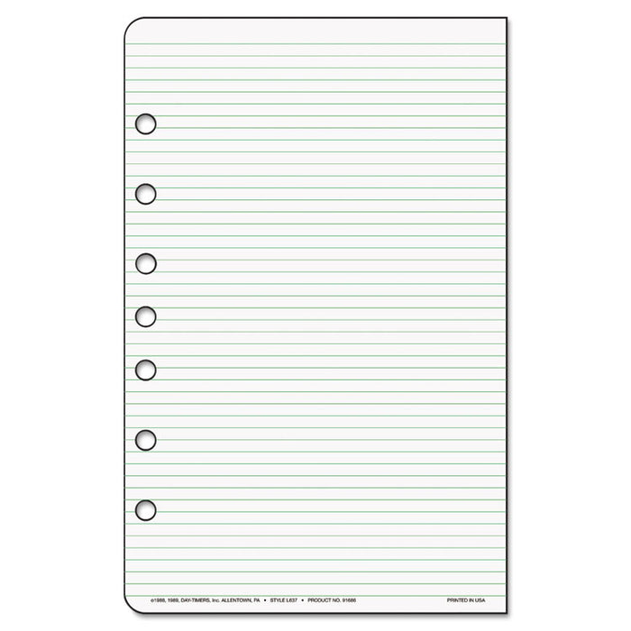 Lined Pages, 8 1/2 x 5 1/2