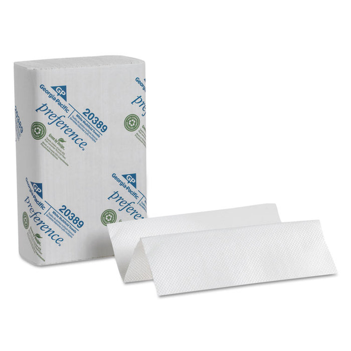 Pacific Blue Select Folded Paper Towels, 9.2 x 9.4, White, 250/Pack, 16 Packs/Carton