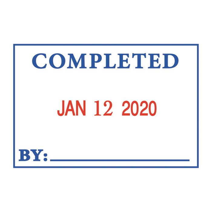 4 in 1 e-Message Dater, 0.94 x 1.75, COMPLETED/EMAILED/ENTERED/SCANNED