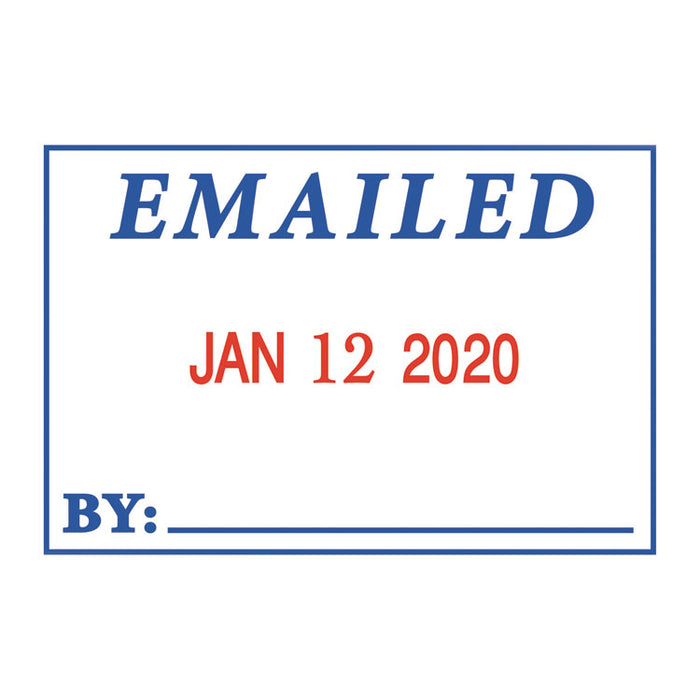 4 in 1 e-Message Dater, 0.94 x 1.75, COMPLETED/EMAILED/ENTERED/SCANNED