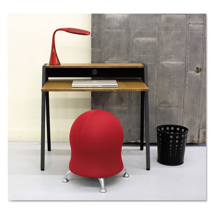 Bubble Wastebasket, Round, Steel, 6 gal, Black