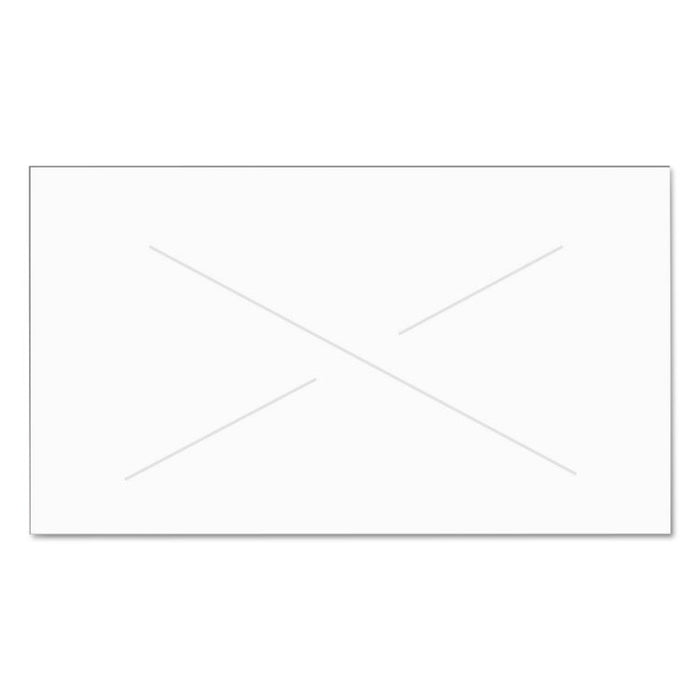 One-Line Pricemarker Labels Bulk Pack, 0.44 x 0.81, White, 1,200/Roll, 16 Rolls/Box