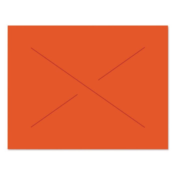 Two-Line Pricemarker Labels, 0.44 x 0.81, Fluorescent Red, 1,000/Roll, 3 Rolls/Box