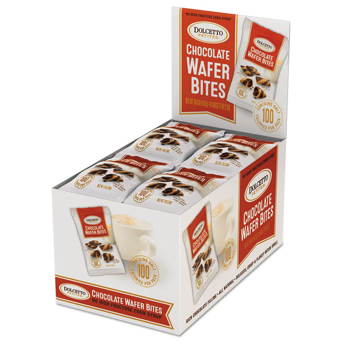 Chocolate-Filled Cookies, 0.7 oz Packet, 24/Box