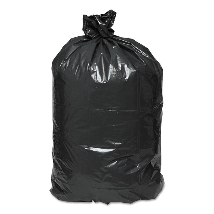 Linear Low Density Recycled Can Liners, 45 gal, 2 mil, 40" x 46", Black, 100/Carton