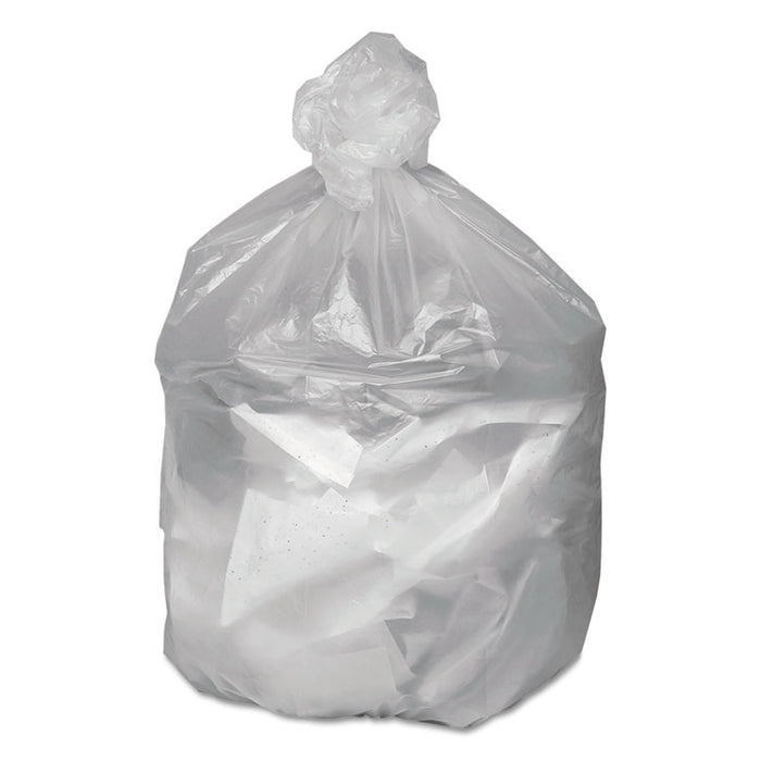 Waste Can Liners, 16 gal, 6 microns, 24" x 31", Natural, 1,000/Carton