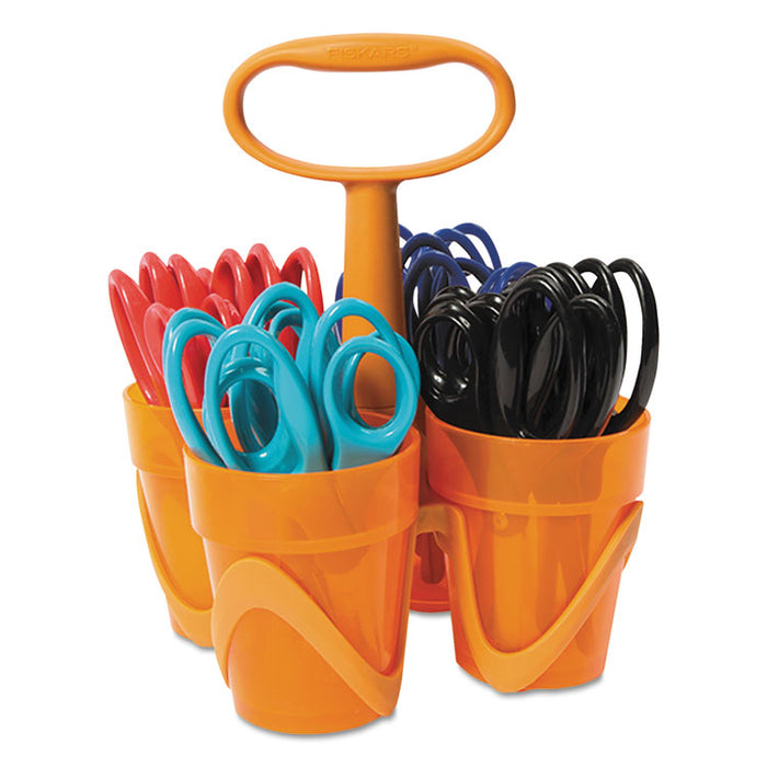 Classpack Caddy, 5" Long, 1.6" Cut Length, Assorted Straight Handles, 24/Set
