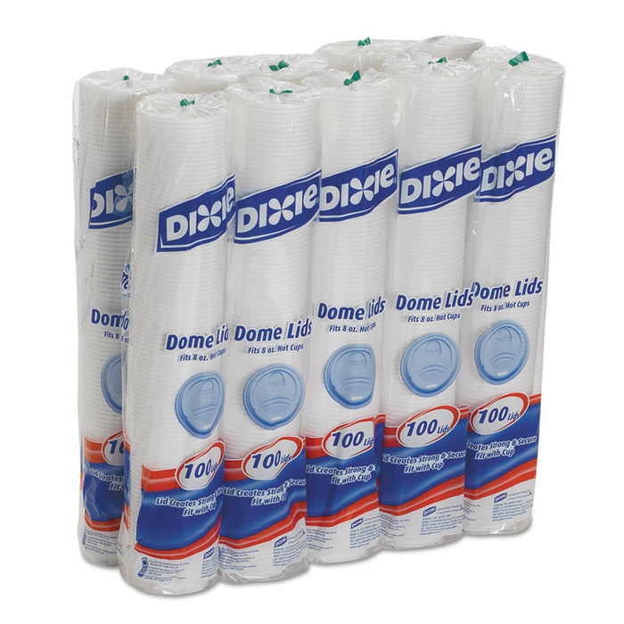 Drink-Thru Lid, Fits 8oz Hot Drink Cups, White, 1000/Carton