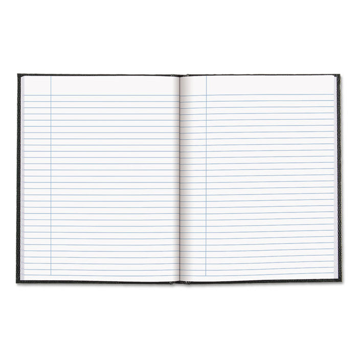 Executive Notebook, 1 Subject, Medium/College Rule, Black Cover, 9.25 x 7.25, 150 Sheets