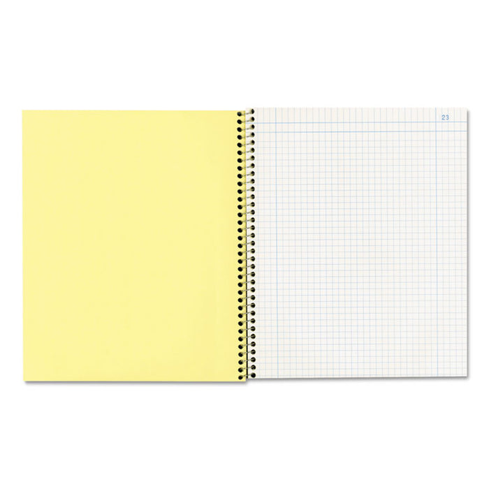 Duplicate Laboratory Notebooks, Wirebound, Alternating Quadrille Rule/Unruled Sets, Gray Cover, 11 x 9, 50 Two-Sheet Sets