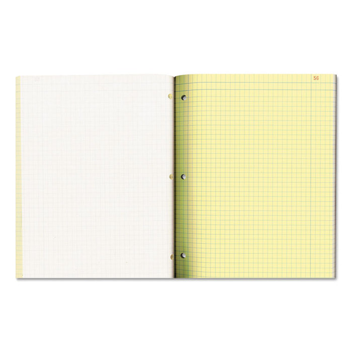 Duplicate Laboratory Notebooks, Quadrille Rule Sets, Brown Cover, 11 x 9.25, 100 Two-Sheet Sets