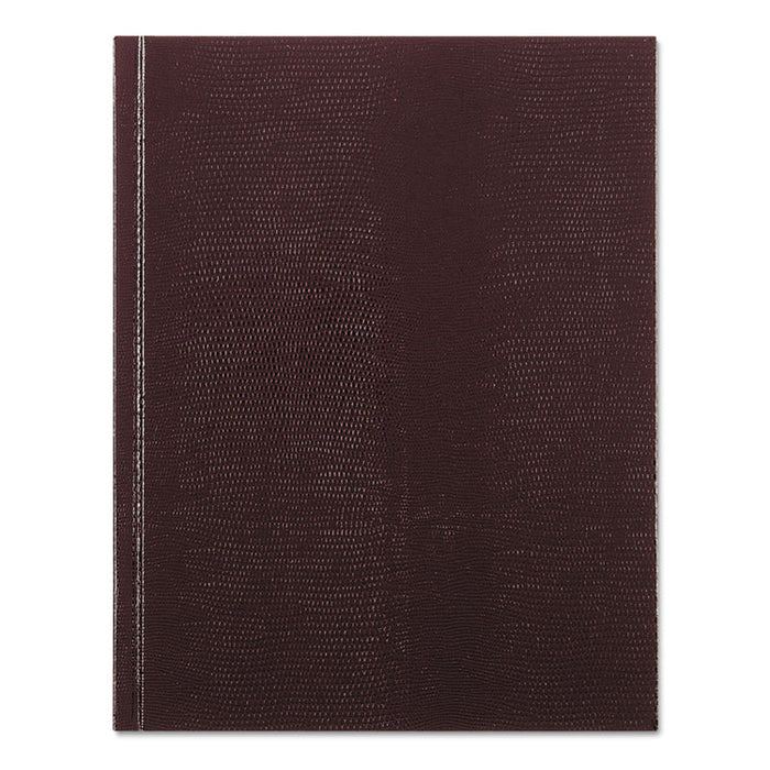 Executive Notebook, Medium/College Rule, Burgundy Cover, 9.25 x 7.25, 150 Sheets