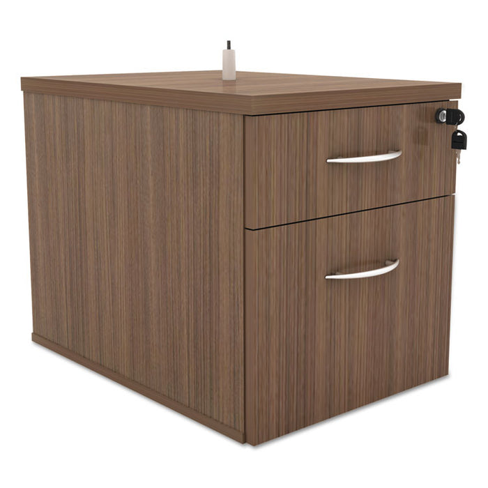 Alera Sedina Series Hanging Box/File Pedestal, 15.38w x 22d x 19.25h Modern Walnut