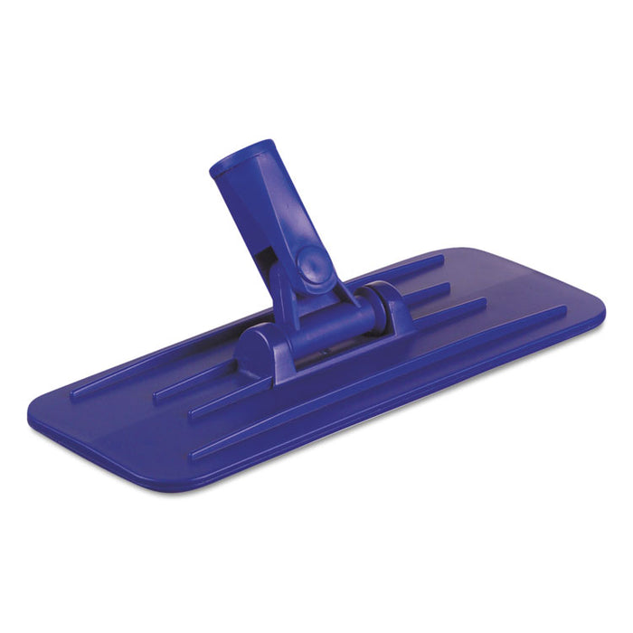 Swivel Pad Holder, Plastic, Blue, 4 x 9, 12/Carton