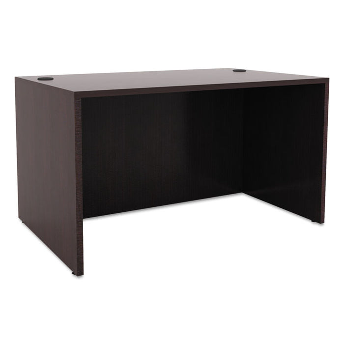 Alera Valencia Series Straight Desk Shell, 47.25w x 29.5d x 29.63h, Espresso