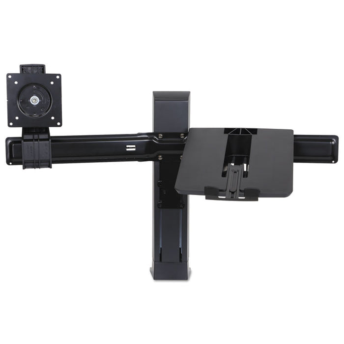 WorkFit-T and WorkFit-PD Conversion Kit, LCD and Laptop Kit, 30.5w x 5.75d x 17.38h, Black