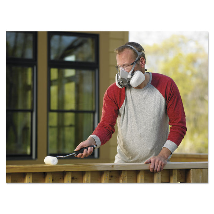 Half Facepiece Paint Spray/Pesticide Respirator, Large