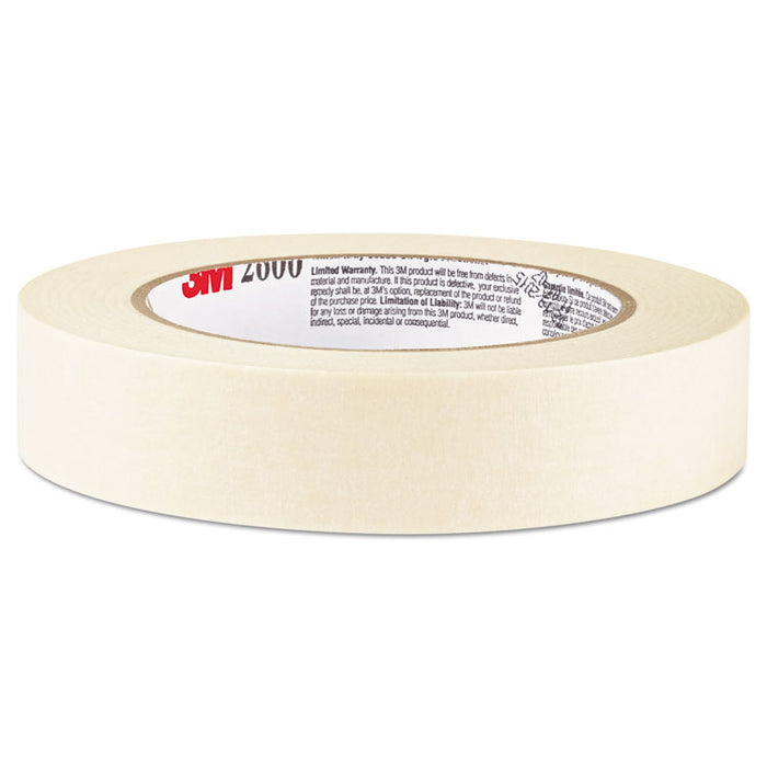 Economy Masking Tape, 3" Core, 0.94" x 60.1 yds, Tan