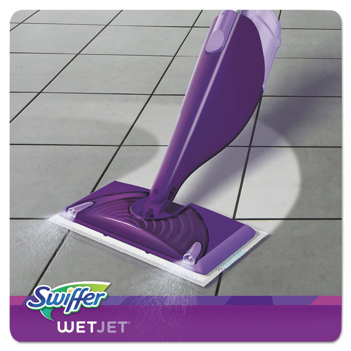 WetJet Mop Starter Kit, 46" Handle, Silver/Purple, 2/Carton
