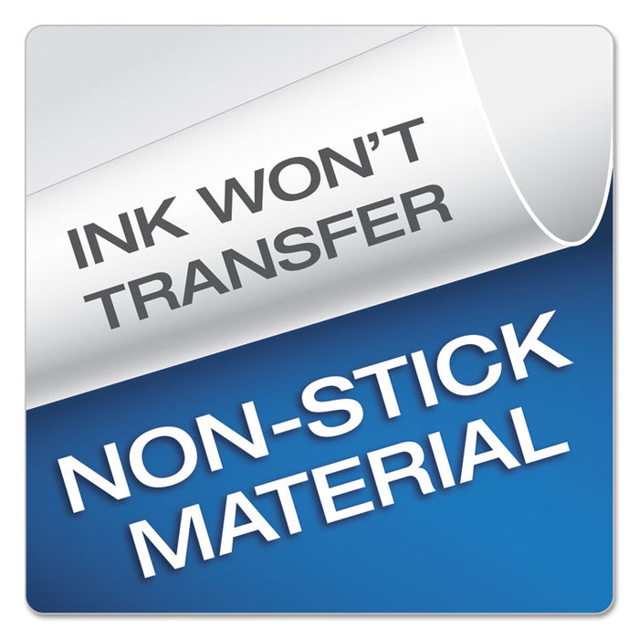 Premier Easy Open Locking Round Ring Binder, 3 Rings, 3" Capacity, 11 x 8.5, Medium Blue