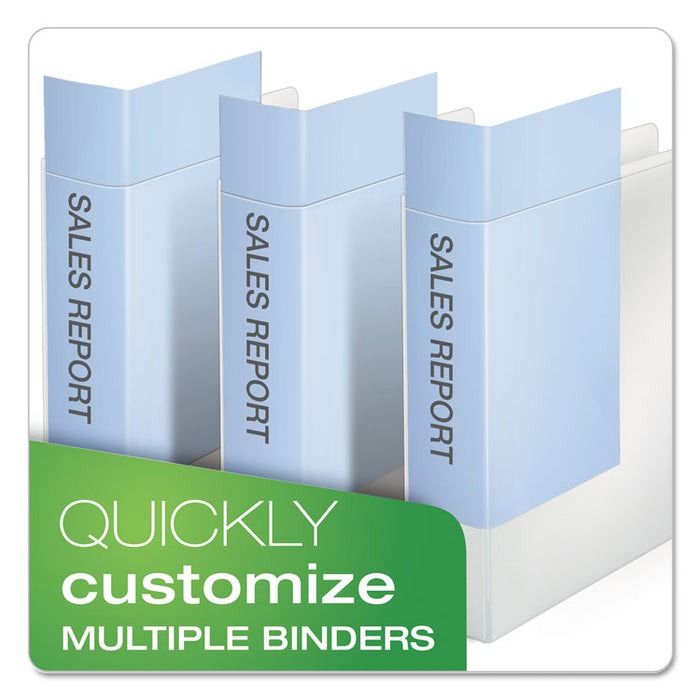 Speedy XtraLife Non-Stick Locking Slant-D Ring Binder, 3 Rings, 5" Capacity, 11 x 8.5, White