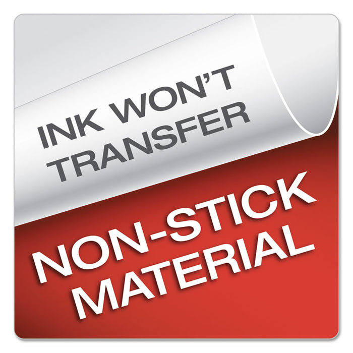 Premier Easy Open Locking Round Ring Binder, 3 Rings, 3" Capacity, 11 x 8.5, Red