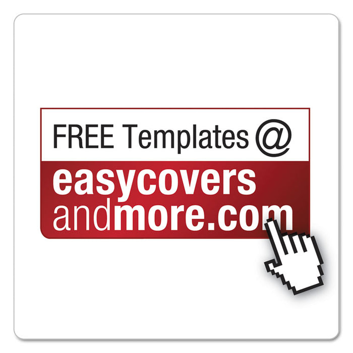 ExpressLoad ClearVue Locking D-Ring Binder, 3 Rings, 4" Capacity, 11 x 8.5, White