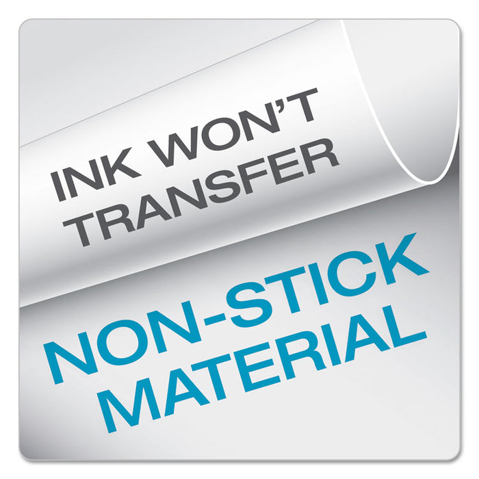 SuperLife Pro Easy Open ClearVue Locking Slant-D Ring Binder, 3 Rings, 1" Capacity, 11 x 8.5, White