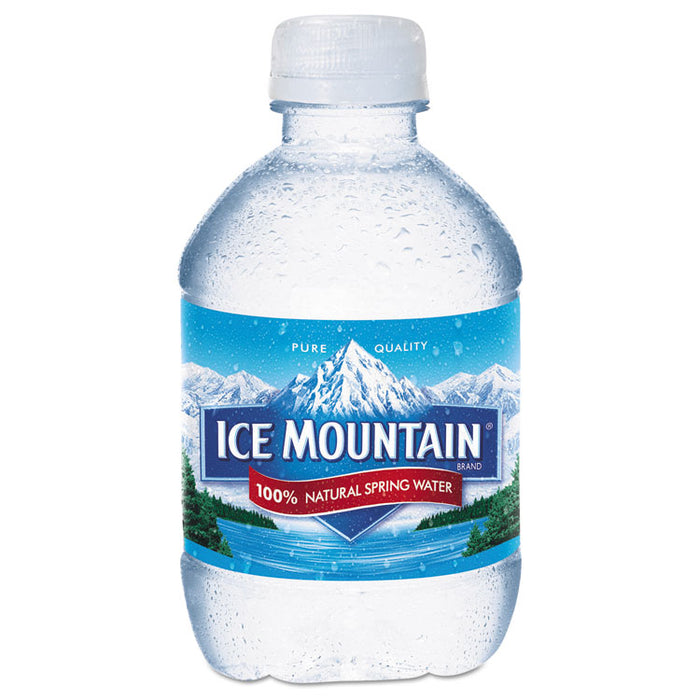 Natural Spring Water, 8 oz Bottle, 48/Carton