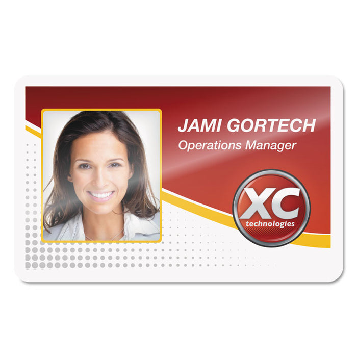 Laminating Pouches, 5 mil, 3.88" x 2.63", Gloss Clear, 25/Pack